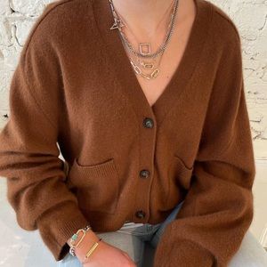 Loulou studio saura sweater cardigan